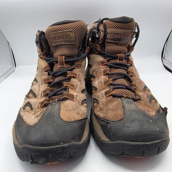 Merrell Reflex 4 Mens Size 10 Brown Mid Waterproof Hiking Boots Camping Outdoors main image 5